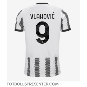 Juventus Dusan Vlahovic #9 Hemma Matchtröja 2022-23 Kortärmad